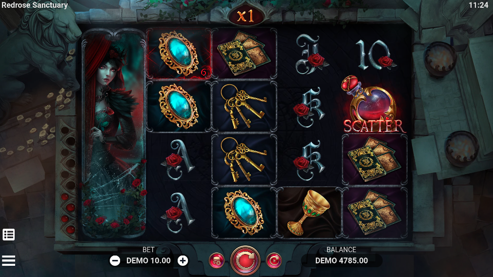 redrose sanctuary free spins